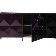 Versus Eva Purple Lacquer 3-Door Buffet