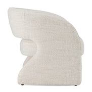 Luby - Modern Cream Fabric Accent Chair - image 4