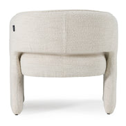 Luby - Modern Cream Fabric Accent Chair - image 5