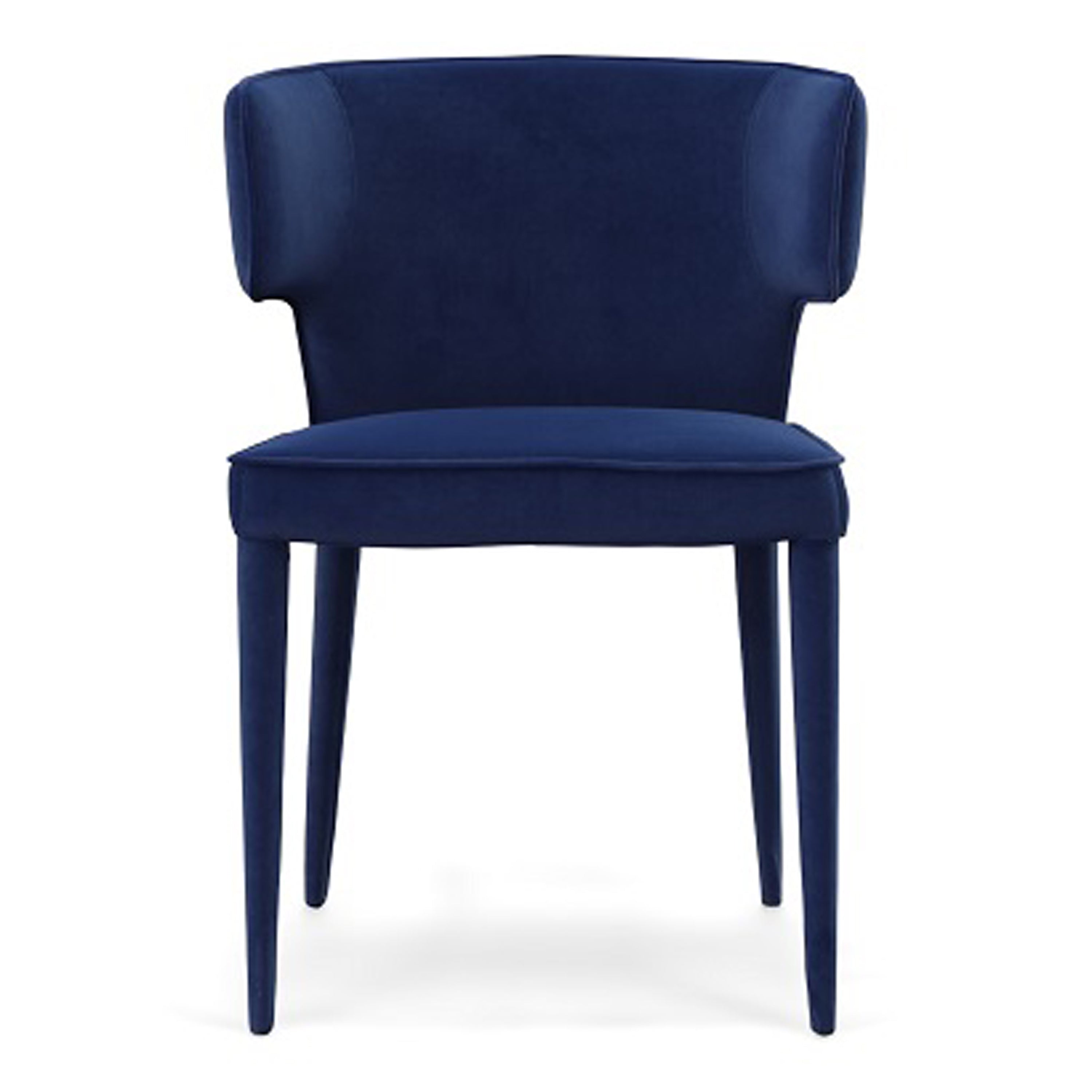 Lucero - Modern Blue Velvet Dining Armchair - image 4