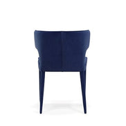 Lucero - Modern Blue Velvet Dining Armchair - image 2