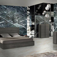 Lucia - Eastern King Italian Modern Matte Grey / Elm Grey Bed - image 3