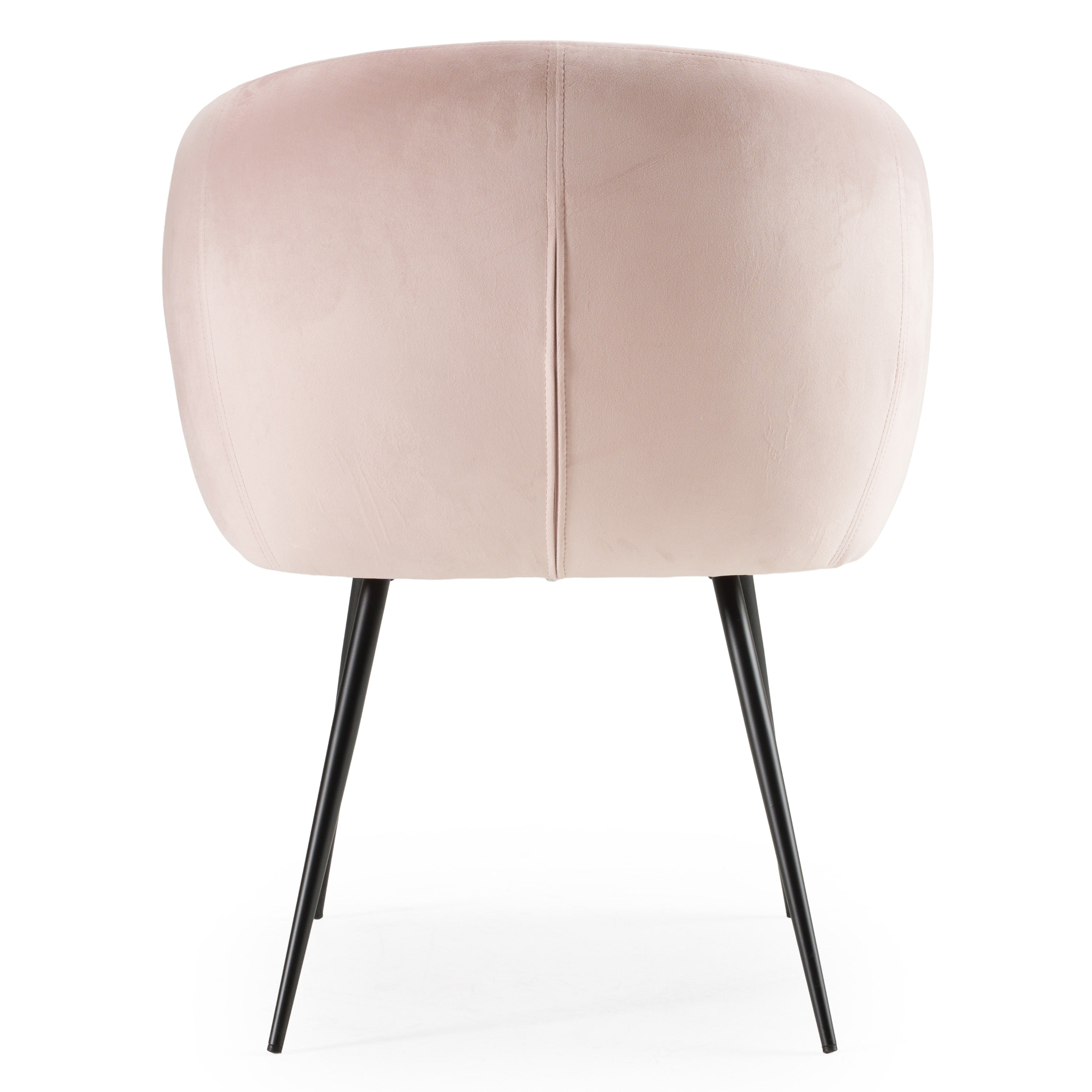 Luzerne - Modern Pink Velvet Dining Chair - image 3