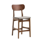 Lynn - Modern Grey & Walnut Counter Chair (Set of 2) - image 2