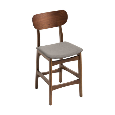 Lynn - Modern Grey & Walnut Counter Chair (Set of 2) - image 3