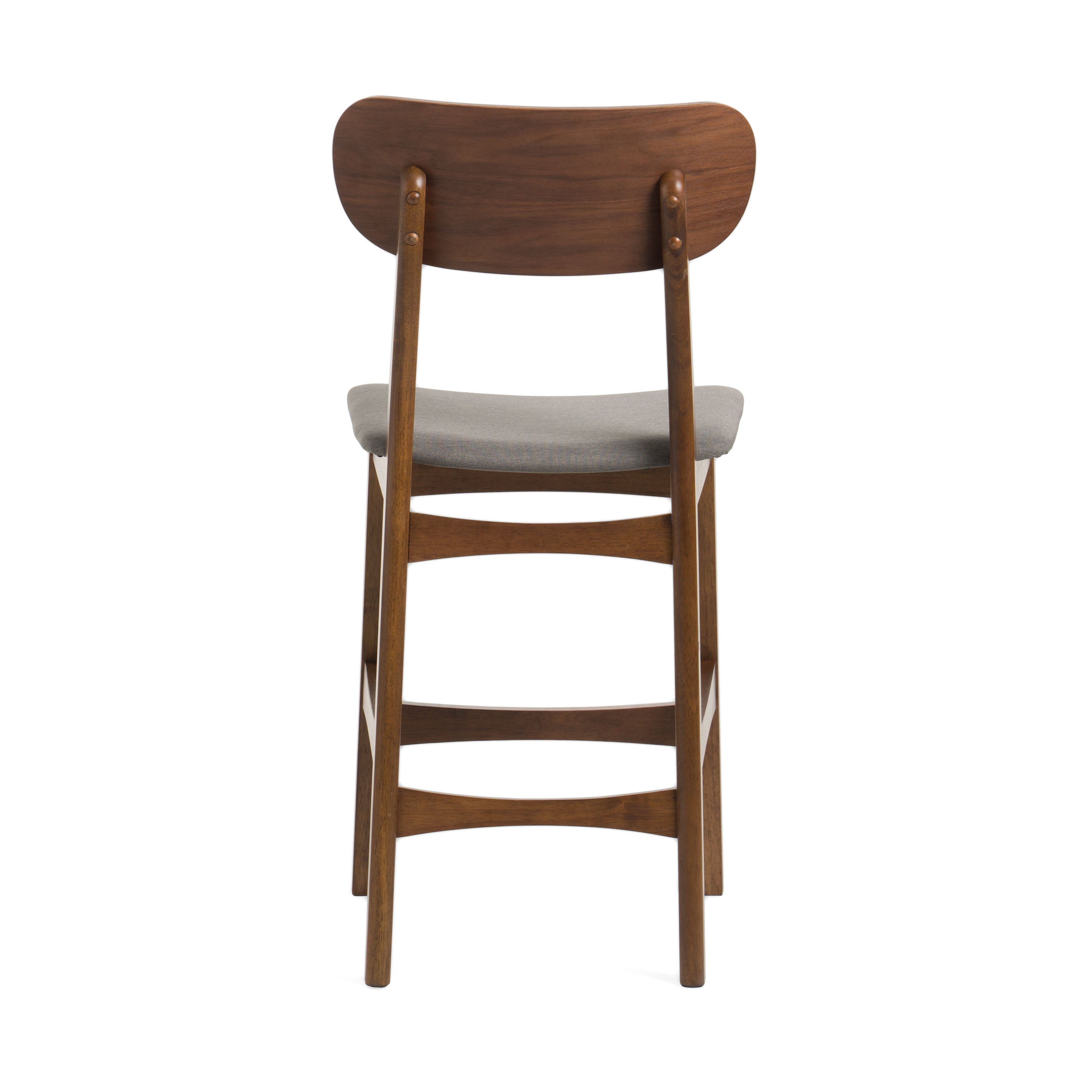 Lynn - Modern Grey & Walnut Counter Chair (Set of 2) - image 5