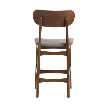 Lynn - Modern Grey & Walnut Counter Chair (Set of 2) - image 5