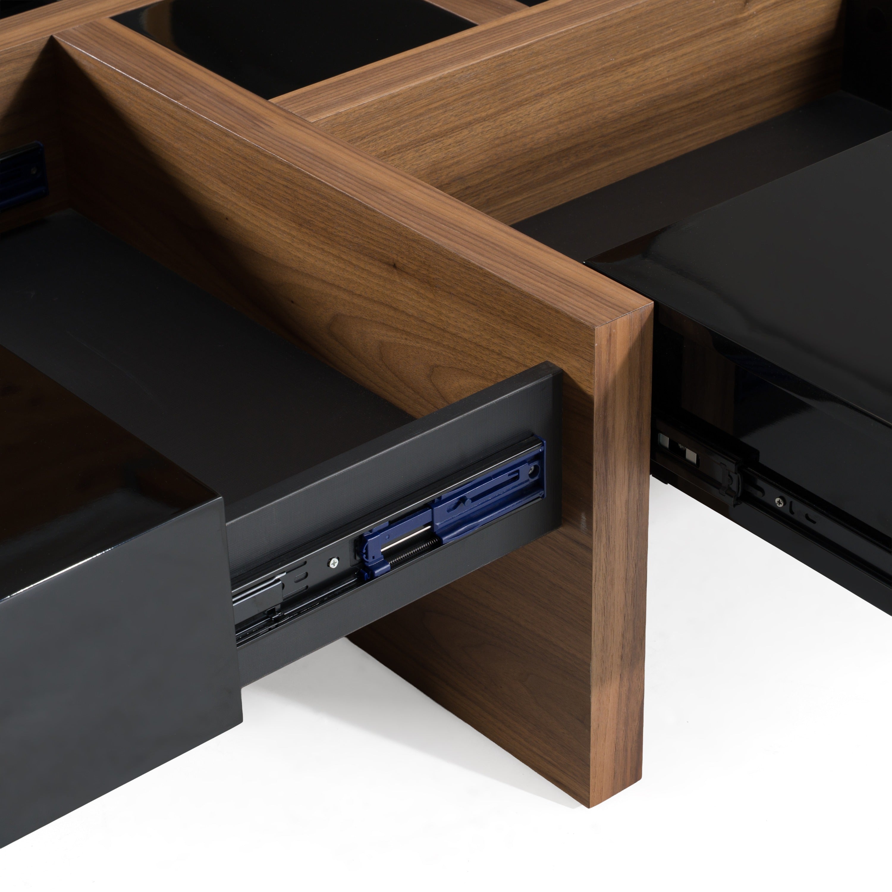 Makai Modern Black & Walnut Coffee Table - image 4