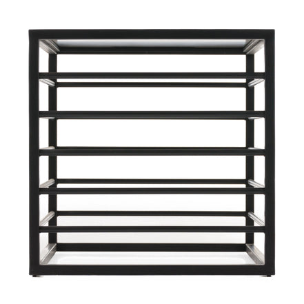 Malvo - Modern Black + Glass End Table - image 3