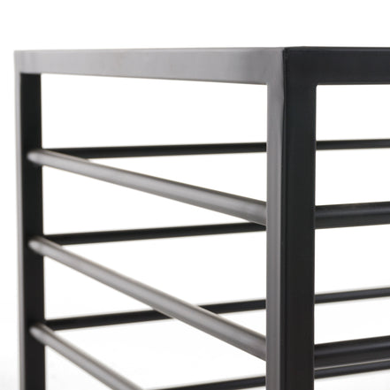 Malvo - Modern Black + Glass End Table - image 2