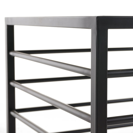 Malvo - Modern Black + Glass End Table - image 2