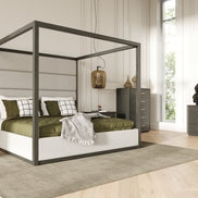 Manhattan- Contemporary Grey and Gold Dresser - image 2