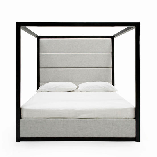 Manhattan - Contemporary Canopy Grey Bed -eastern - image 2