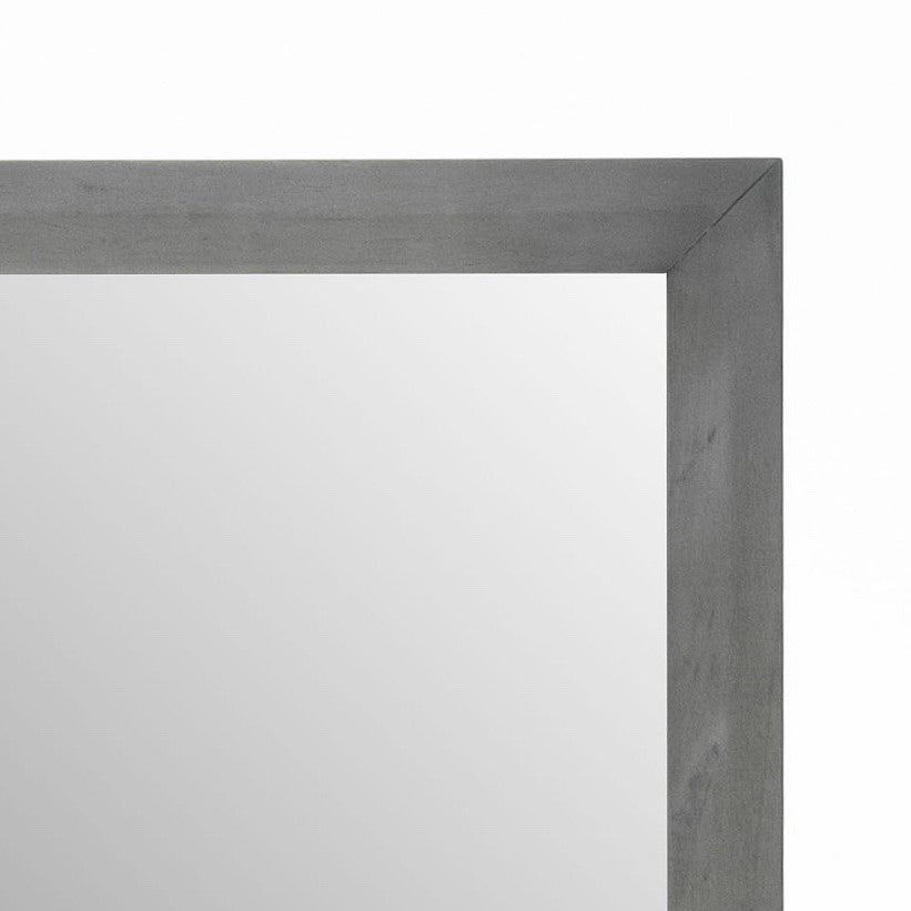 Manhattan- Contemporary Grey Mirror - image 2