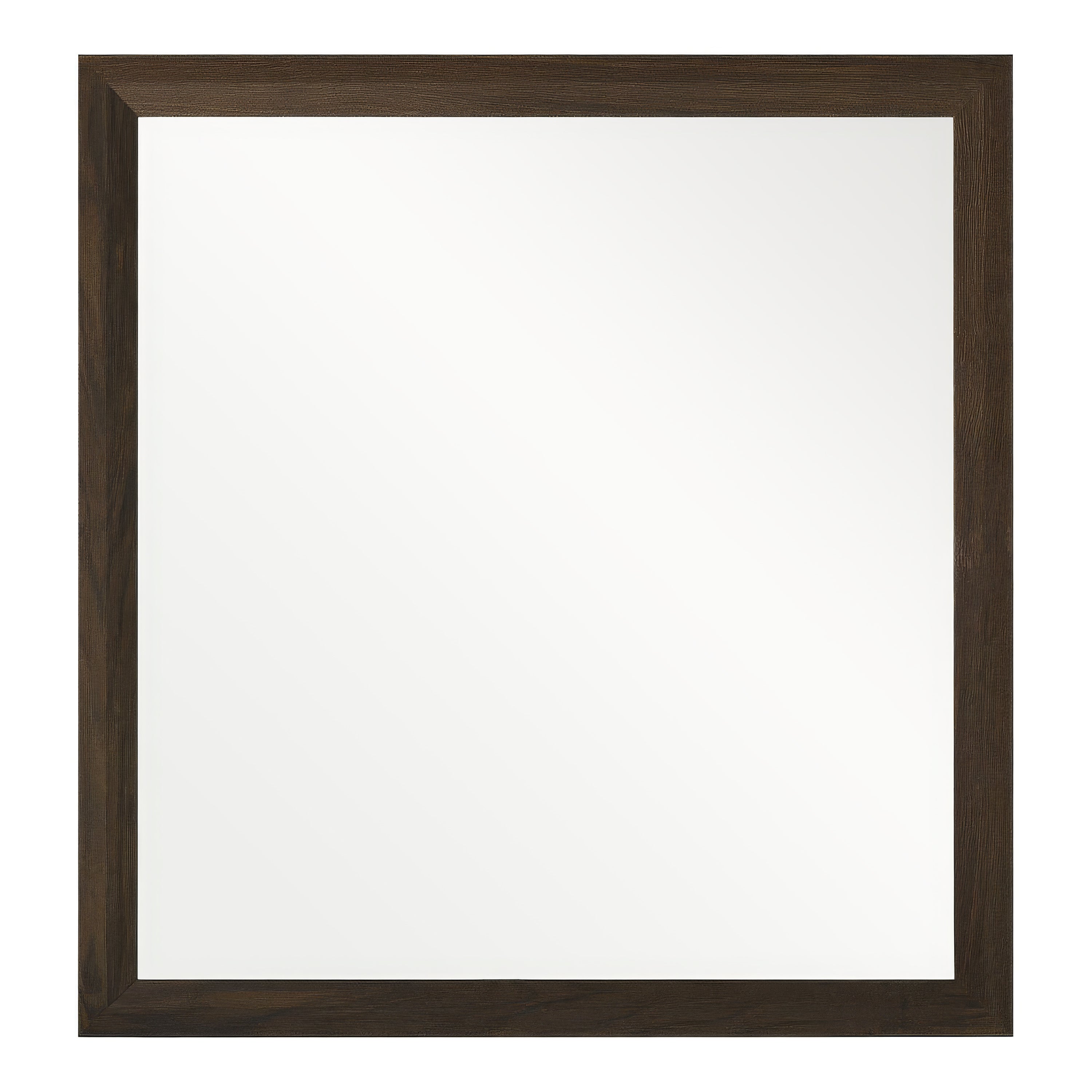 Manhattan - Contemporary Brown Oak Mirror - image 5