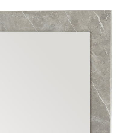 Marbella - Italian Modern Grey Marble Mirror