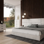 Marbella - Italian Modern White Marble Nightstand