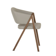 Marcus - Modern Light Grey Vegan Leather Dining Chair (Set of 2) - image 2