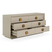 Marjorie - Modern Cream & Brushed Gold Dresser - image 4