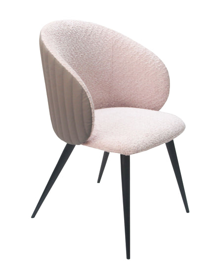 Marnie - Contemporary Gray + Pink Dining Chair - image 3