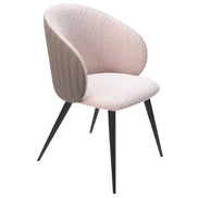 Marnie - Contemporary Gray + Pink Dining Chair - image 2