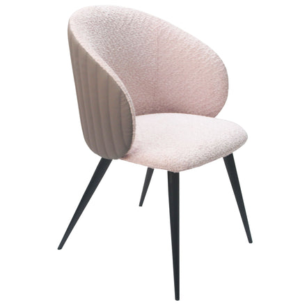 Marnie - Contemporary Gray + Pink Dining Chair - image 2
