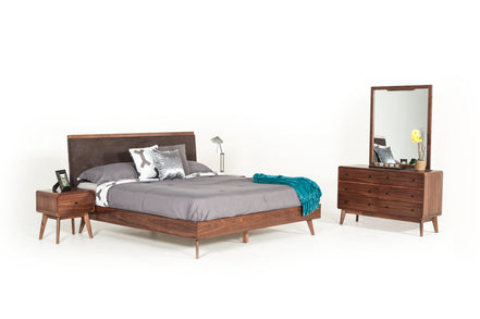 Marshall Mid-Century Modern Walnut Nightstand - image 3