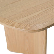 Masuda - Modern Natural Ash Rectangular Dining Table - image 5