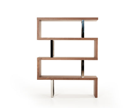 Maze Modern Walnut Bookcase - image 4