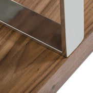 Maze Modern Walnut Bookcase