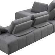 Edgar - Modern Grey Fabric Modular Sectional Sofa