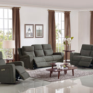 Shaw Modern Grey Fabric Recliner Chair - image 4