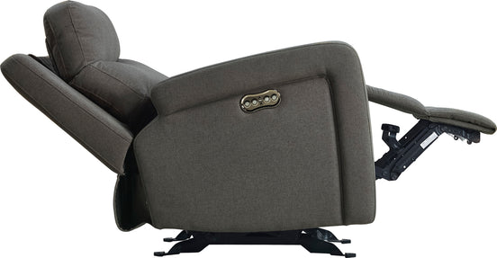 Shaw Modern Grey Fabric Recliner Chair - image 2