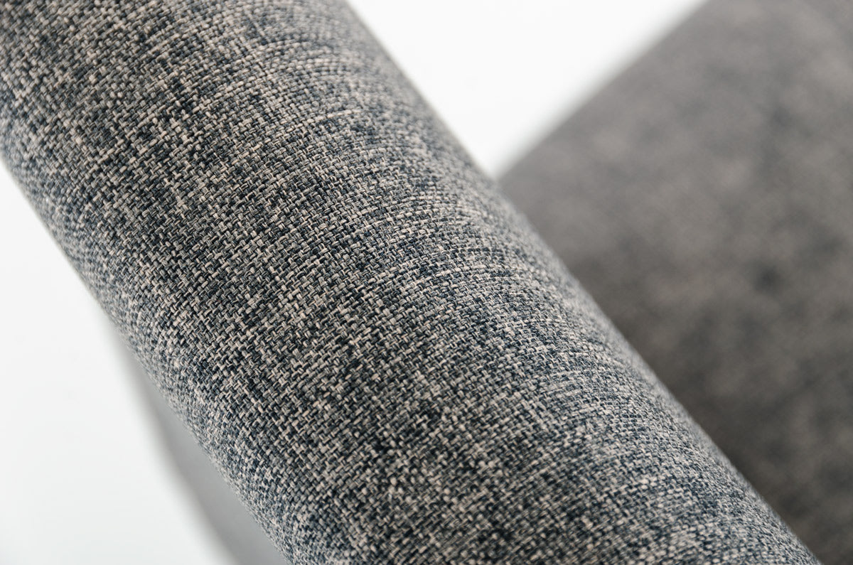 Medford Mid-Century Grey Fabric Bar Stool - image 2