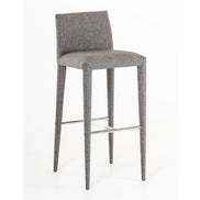 Medford Mid-Century Grey Fabric Bar Stool - image 4