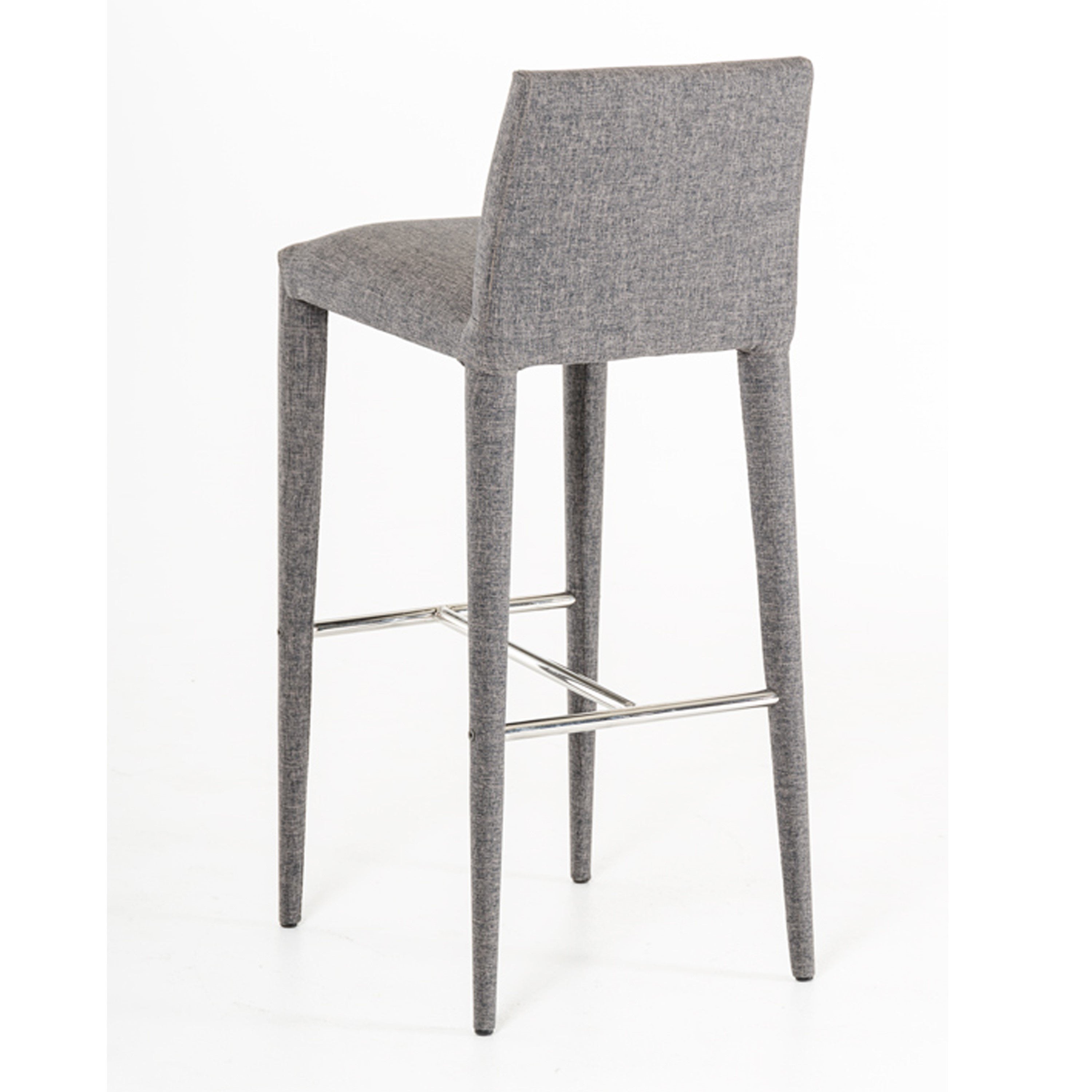 Medford Mid-Century Grey Fabric Bar Stool - image 5