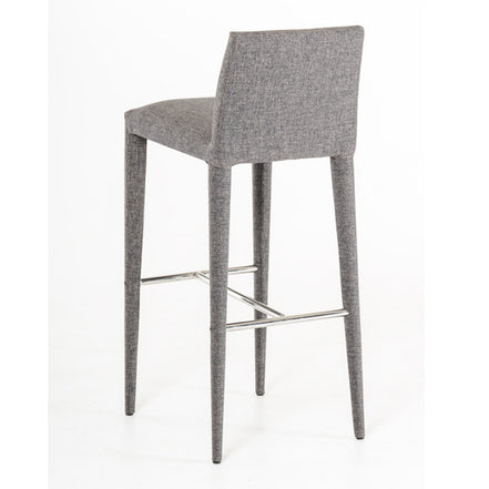Medford Mid-Century Grey Fabric Bar Stool - image 5