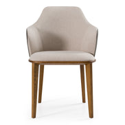 Megan Modern Beige & Grey Dining Chair - image 2