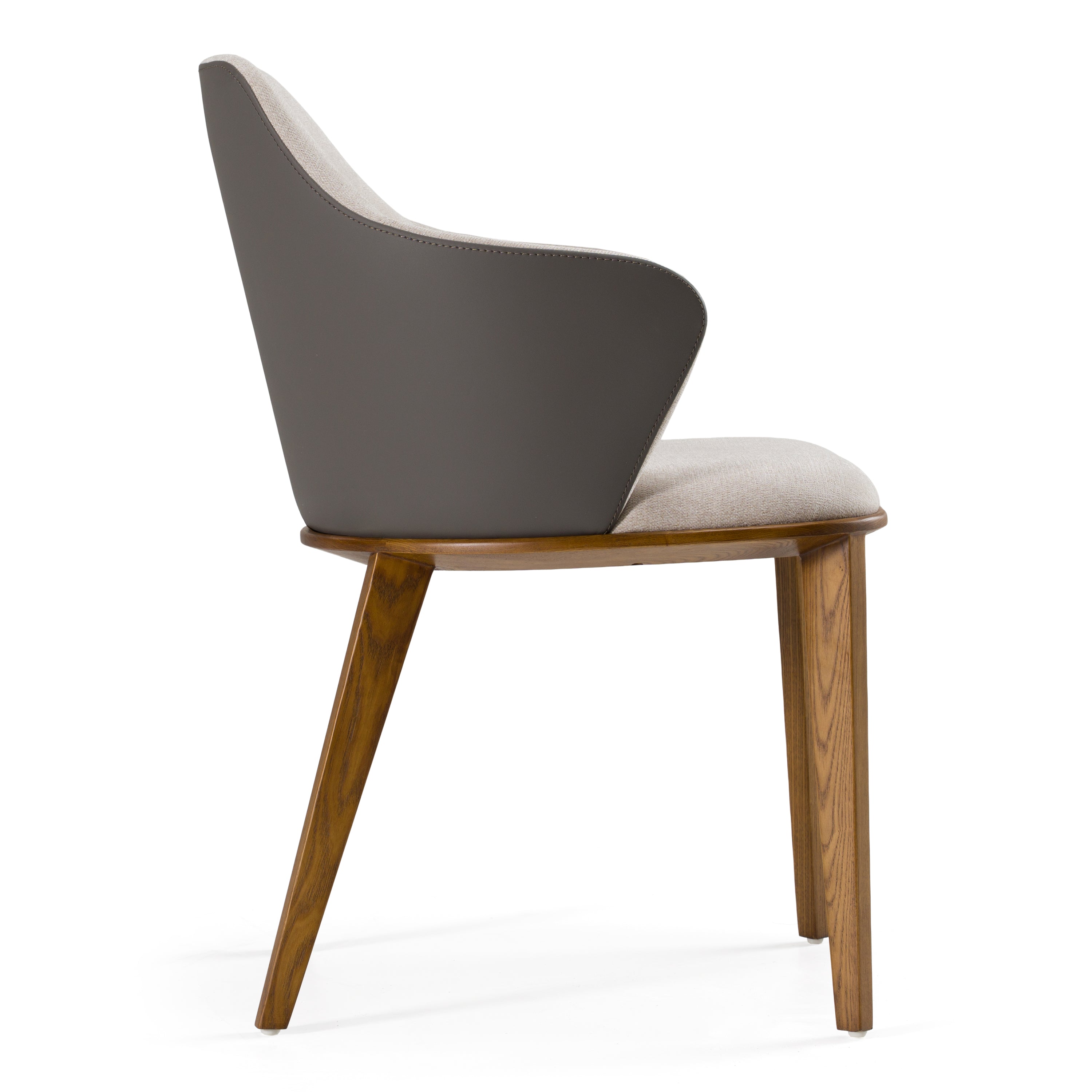 Megan Modern Beige & Grey Dining Chair - image 4