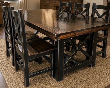 Alonso Walnut Black 7 Pc.