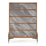 Metcalf - Mid-Century Walnut & Grey Chest