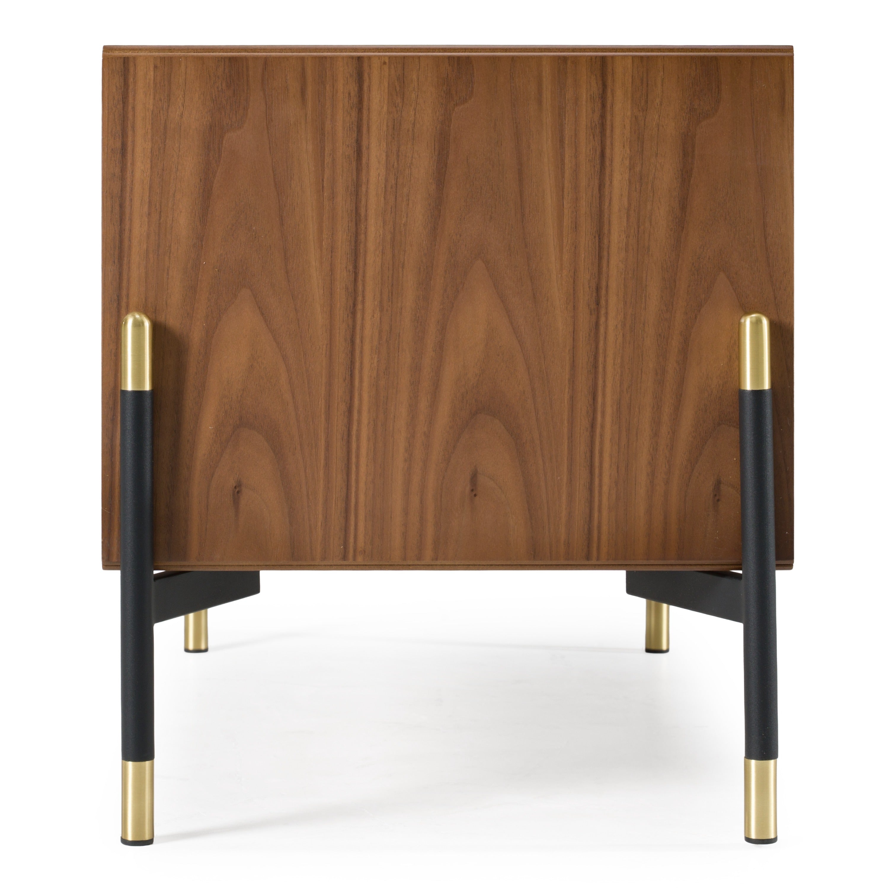 Metcalf - Mid-Century Walnut & Grey Nightstand - image 5