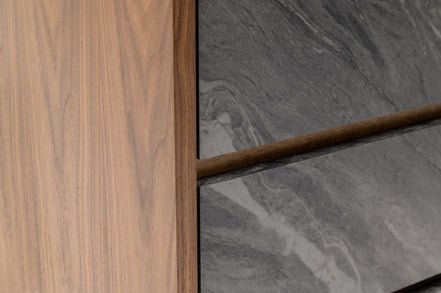 Metcalf - Mid-Century Walnut & Grey Dresser - image 3