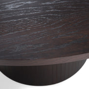 Miami - Modern Brown Round Dining Table with Extension - image 4