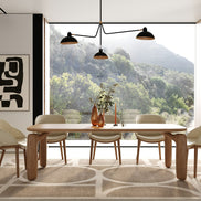 Michael - Mid-Century Modern Walnut Dining Table
