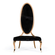 Mills - Modern Black Velvet Rosegold Dining Chair Set of 2 - image 5