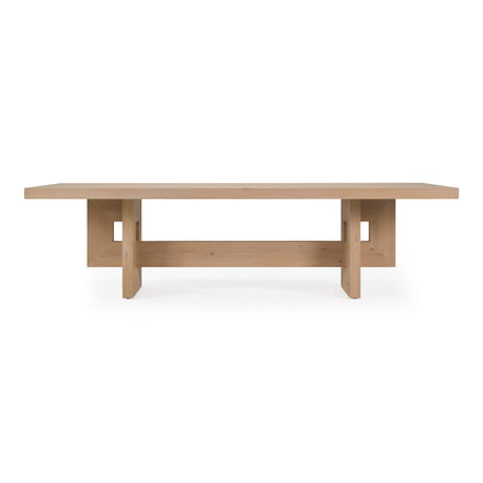Mineola - Modern Natural White Oak 110" Dining Table