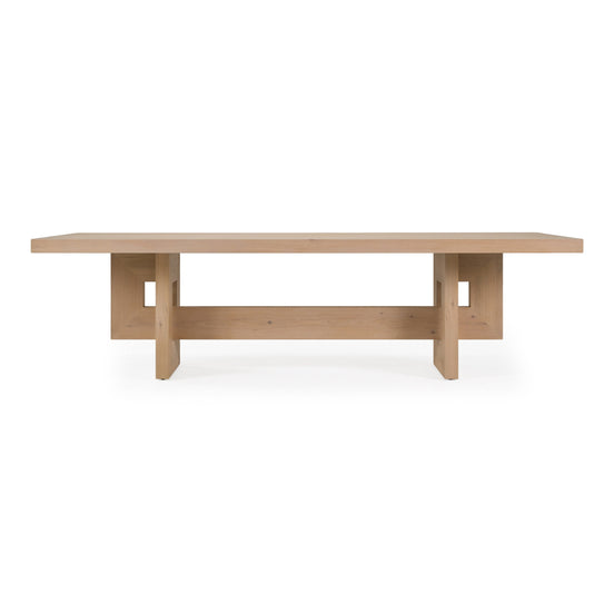 Mineola - Modern Natural White Oak 110" Dining Table