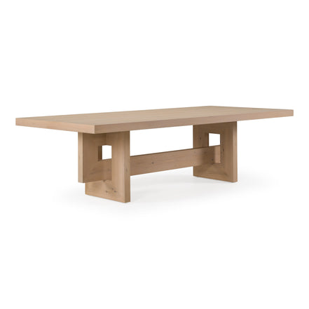 Mineola - Modern Natural White Oak 110" Dining Table - image 2