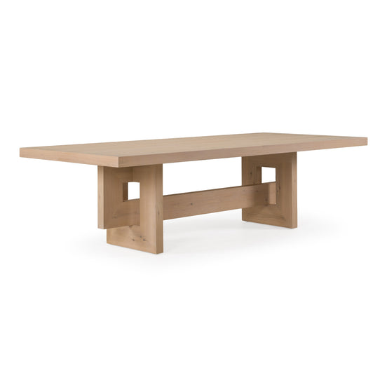 Mineola - Modern Natural White Oak 110" Dining Table - image 2